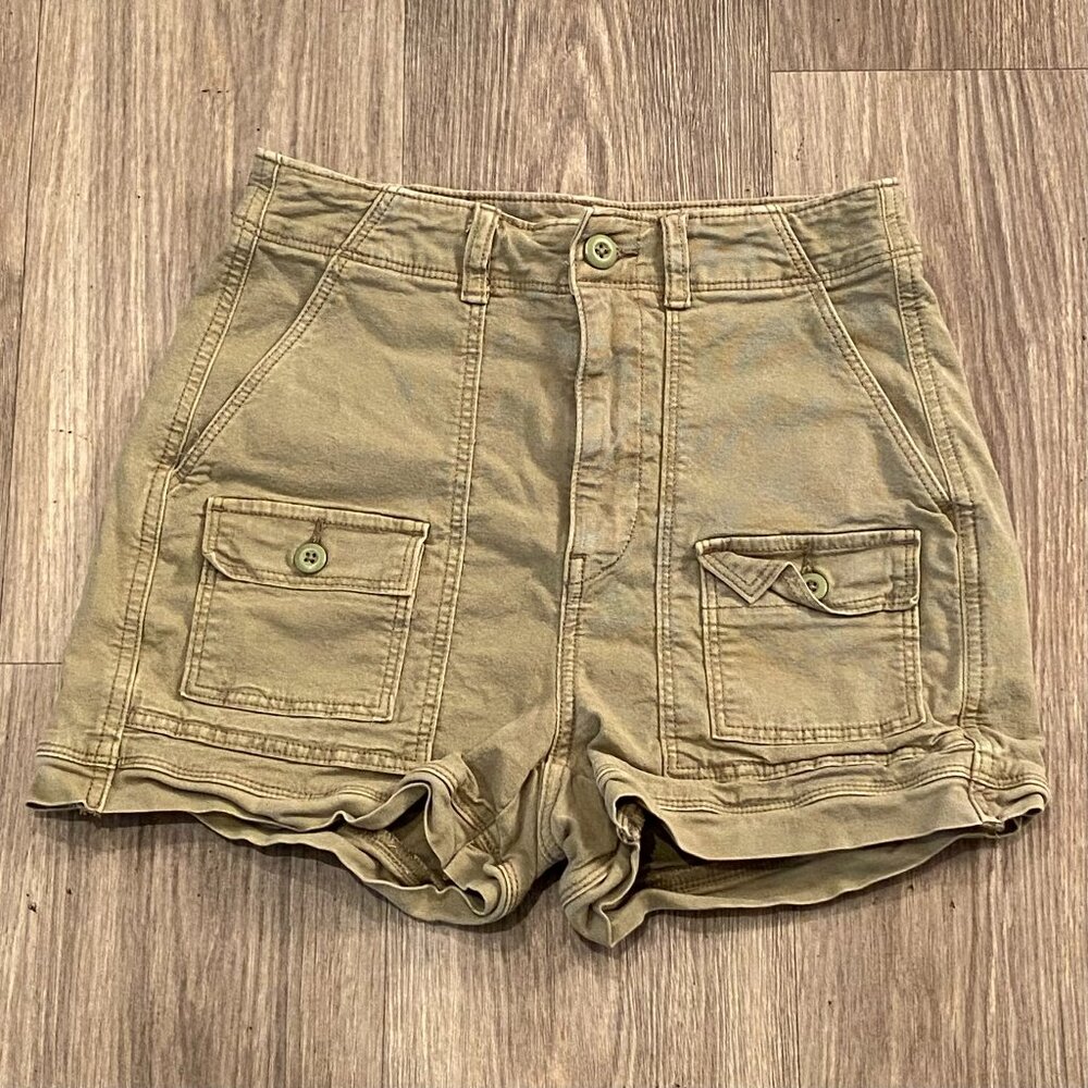 American Eagle Outfitters Olive Green Cargo Shorts